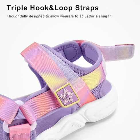 Stelle Boys Girls Sandals for Kids Athletic Sport Sandals Summer Outdoor Water Hiking Open Toe Casual Shoes for Toddler/Little/Big Kids in Kuwait