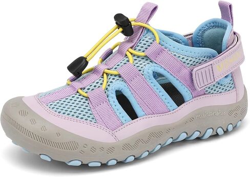Mishansha Kids Outdoor Sport Sandals Closed Toe Adjustable Boys Girls Hiking Sandals Non-Slip Quick-Dry Water Sandal for Toddler Little Kid Big Kid in Saudi Arabia