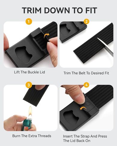 CHAOREN Boys Belt For Kids - 1 1/4'' Adjustable Youth Web Belt - Kids Belts for Golf and Baseball in Kuwait