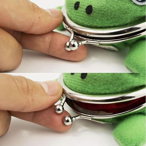 Frog purse Animal frog wallet - Frog coin purse Funny coin purse +1 Lucky coin - Coin puerse for boys in Saudi Arabia