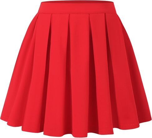 Magic Park 4-14Y Girls Pleated Skirt Kids Athletic Tennis Skorts High Waisted Skirt with Short Summer Clothes in Kuwait