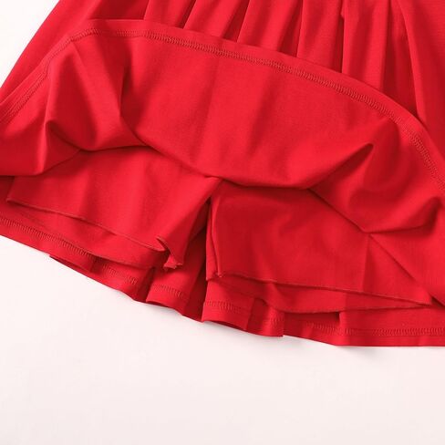Magic Park 4-14Y Girls Pleated Skirt Kids Athletic Tennis Skorts High Waisted Skirt with Short Summer Clothes in Kuwait