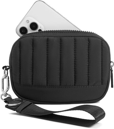 Marvolia Wristlet Wallets for Women Quilted Protective Lightweight Wristlet Purse in Kuwait