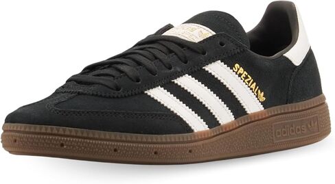 حذاء adidas Handball SPZ J Unified's Gum Outsole Solar Suede Overly Trainers (أسود أبيض، US 4.5) in Kuwait