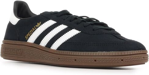حذاء adidas Handball SPZ J Unified's Gum Outsole Solar Suede Overly Trainers (أسود أبيض، US 4.5) in Kuwait