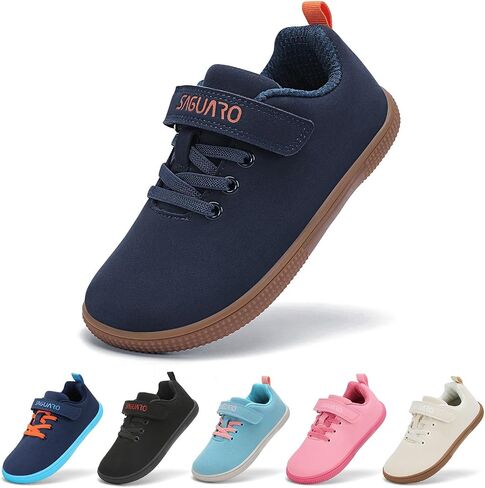 SAGUARO Kids Barefoot Shoes Minimalist Zero Drop Shoes for Natural Walking and Everyday Wear in Kuwait