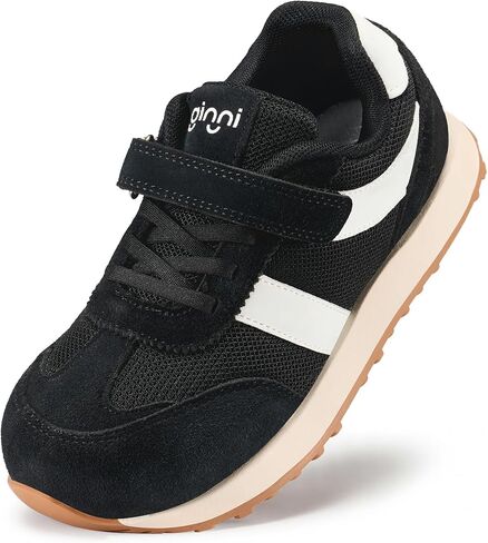 GINNI Toddler Boys Girls Comfort Wide Toe Sneakers, Little Kids Breathable Lightweight Barefoot Shoes for Casual/Walking/Tennis/Outdoor Running, Non-Slip School Athletic Shoe for Boy/Girl/Kid/Child in Saudi Arabia