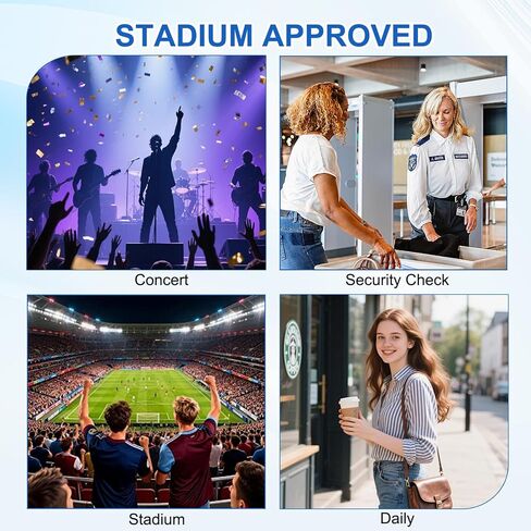 Clear Bag for Stadium Events Clear Handbag Crossbody Purse for Men Women Messenger Bag for Concerts Sports Festivals in Saudi Arabia