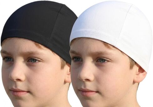 Winter Thermal Skull Caps for Kids Helmet Liner Wave Caps for Sport Cycling Ski Youth Warm Beanie Hats Boys Girls in Saudi Arabia