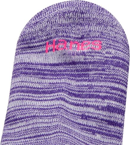 Hanes Girls' Socks, Cool Comfort Moisture-wicking Socks, Ankle & No Show, Ez Sort, Multi Pack in Kuwait