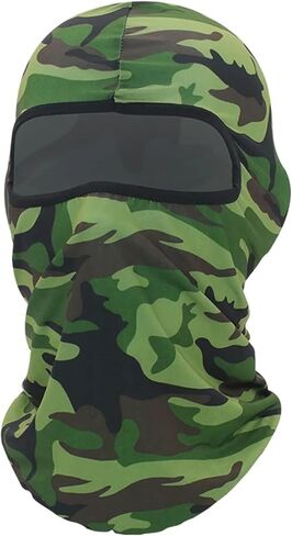 Kids Balaclava Ski Face Mask - Sun Protection Windproof Camo Full Face Cover Mask for Boys Girls(for 5-12 Years) in Kuwait