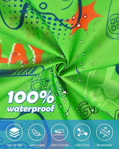 OlyPegic Kids Rain Poncho with Hooded Reusable Waterproof Lightweight Ponchos Kids Boy Girl Raincoat Outwear in Saudi Arabia