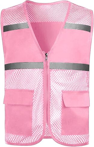 RKSTN Kids Student Reflective Safety Vest Sleeveless Jacket for Outdoor Activities Reflection Work Clothes in Saudi Arabia