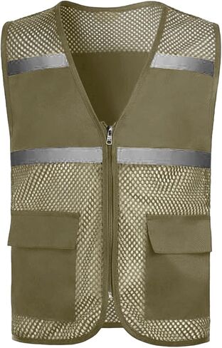 RKSTN Kids Student Reflective Safety Vest Sleeveless Jacket for Outdoor Activities Reflection Work Clothes in Saudi Arabia