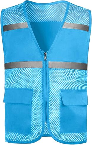 RKSTN Kids Student Reflective Safety Vest Sleeveless Jacket for Outdoor Activities Reflection Work Clothes in Saudi Arabia