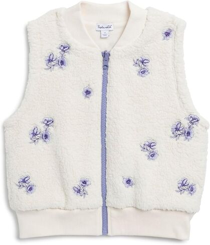 Splendid Girls' Floral Fleece Vest in Kuwait