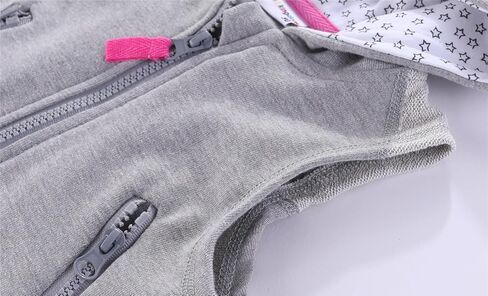 Mud Kingdom Girl Hooded Vest Lightweight Zip Front Kids Warm Vest With Pockets in Kuwait