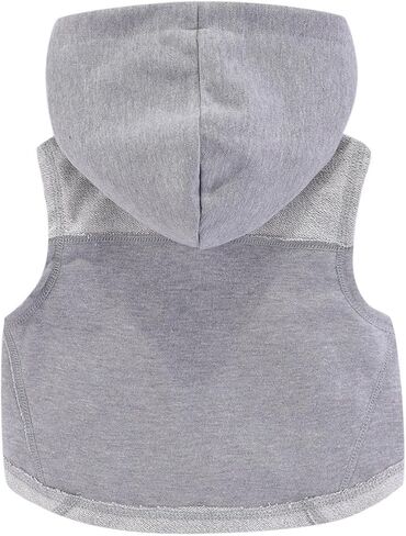 Mud Kingdom Girl Hooded Vest Lightweight Zip Front Kids Warm Vest With Pockets in Kuwait