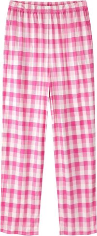 IHU Girls Pajama Pants Soft Cute Print Plaid Pattern PJ Bottoms Kids Lounge Sleep Pants Sleepwear with Pockets in Saudi Arabia