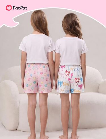 PATPAT Boys Pajama Shorts Matching Sets Soft Loungewear Short 3 Pack Summer Elastic Waist Pjs Bottom for Kids in Kuwait