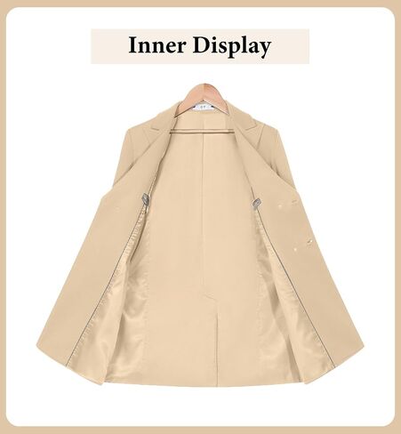 Boys Dress Coat Trench Coats for Boy Kids Classic Pea Coat Jacket Teen Overcoat Causal Blazer Child Tweed Jackets in Kuwait