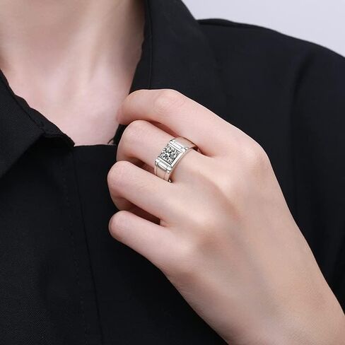 Men's 14K Gold over S925 Sterling Silver Wedding Band, Featuring 0.5/1 Carat D-Color Round Cut Diamond, Iced-Out Brilliance with Timeless Elegance in Saudi Arabia