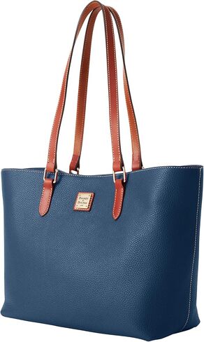 Dooney & Bourke Tote Bags for Women, Pebble Grain Leather Large Bag with Zipper Compartments and Long Shoulder Straps in Saudi Arabia