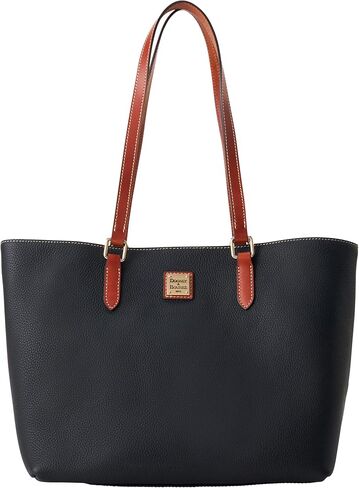 Dooney & Bourke Tote Bags for Women, Pebble Grain Leather Large Bag with Zipper Compartments and Long Shoulder Straps in Saudi Arabia