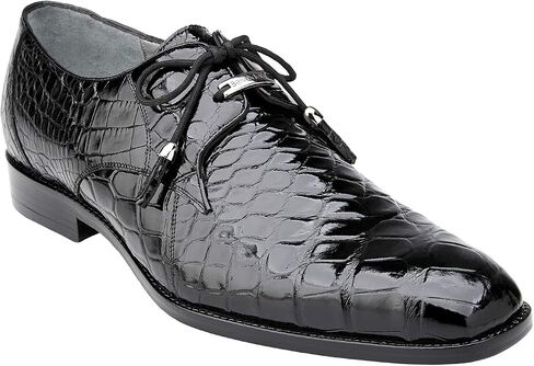 Belvedere Lago Genuine American Alligator Men Black in Saudi Arabia