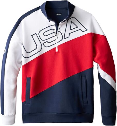 RUDIS USA المصارعة الشبابية Colorblock 1/4 سحاب in Kuwait