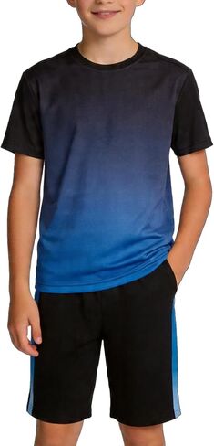 IRELIA Kids Short Sleeve T-Shirt and Boys Mesh Shorts Outfit Set in Saudi Arabia