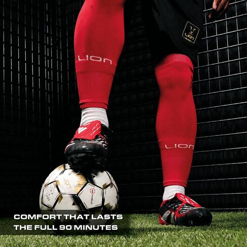 Lion Sportswear Kids Youth Elite Match Soccer Leg Sleeves – Pre Cut Sock Sleeves for Grip Socks - Multiple Colors Available in Kuwait