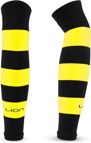 Lion Sportswear Kids Youth Elite Match Soccer Leg Sleeves – Pre Cut Sock Sleeves for Grip Socks - Multiple Colors Available in Kuwait