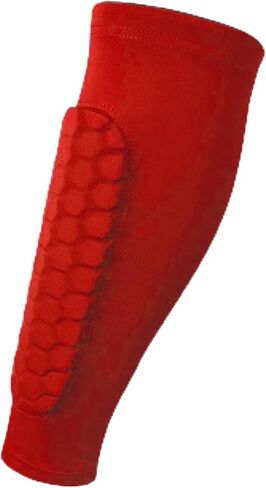 Compression Leg Sleeves with Shin Guards for Soccer - Calf Support for Athletes in Kuwait