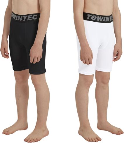 Youth Boys Compression Shorts Kids Tight Base Layer Breathable Childrens Underpants Workout Under Short Underwear in Saudi Arabia