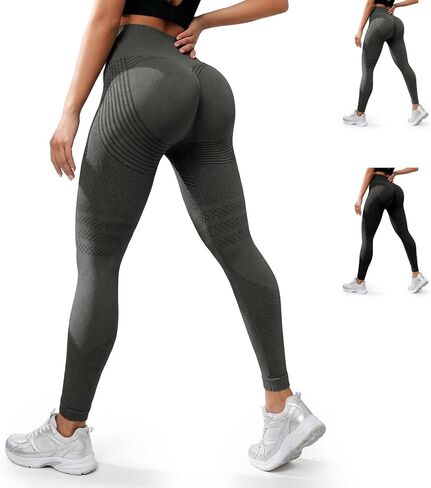 Anti Cellulite Leggings,3D Leggings Cellulite Compression,Resistance Band Legging for Women Tummy Control Butt Yoga Pants in Kuwait