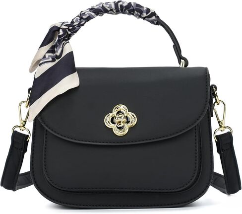 ALEX&MIA Women’s Top-Handle Handbag, Vintage Crossbody Satchel with Adjustable Strap, Small Purse for Daily Use in Saudi Arabia