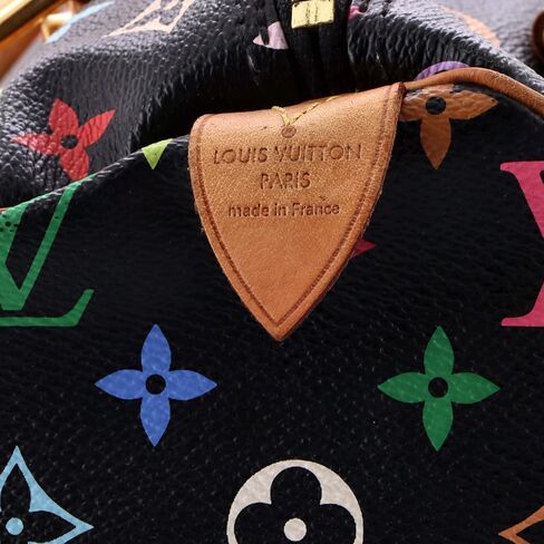 Louis Vuitton Pre-Loved Speedy Handbag Monogram Multicolor 30, Black in Saudi Arabia
