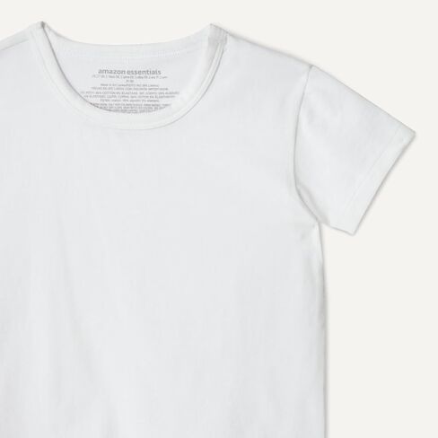 Amazon Essentials Boys' Cotton Jersey Crew Neck Undershirt, Pack of 5 in Saudi Arabia