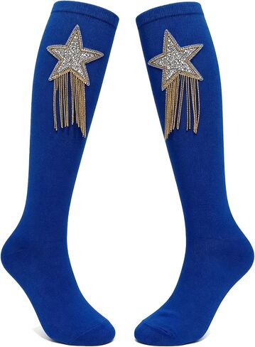 Boys knee high socks Cute patterned knee socks for girls Soft cotton Fun football socks For Kids in Saudi Arabia