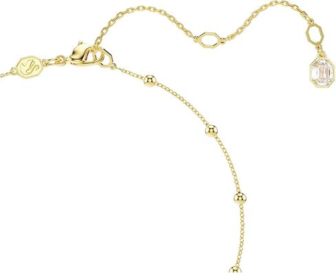 Swarovski Symbolica Gold-Tone Plated Evil Eye Pendant for Unisex, Medium, Multicolor, 42-52 cm in Saudi Arabia