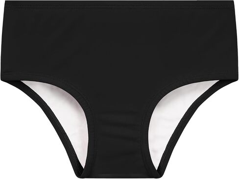 QBK Girls Swim Bikini Bottoms with Fully Lined， UPF50+ Rash Guard Swimsuit Sun Protection Quick Dry (2t-16Years) in Kuwait