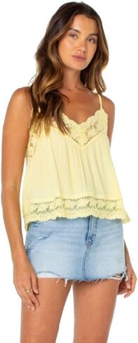 Roxy Shadow Side Crinkle Crepe Top in Kuwait