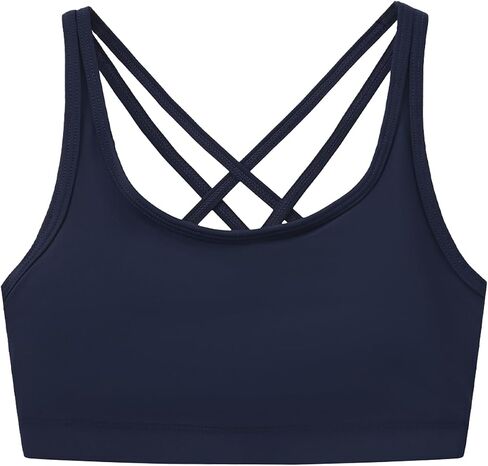 Girls Bikini Tops with Removable Chest Pads, UPF 50+ Sun Protection Swim Top Swimsuit for Beach Pool in Saudi Arabia