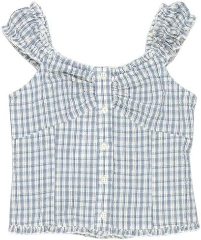 RSQ Girls Printed Button Front Top in Kuwait