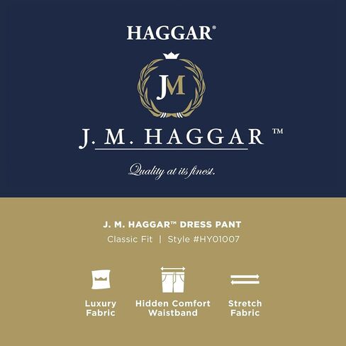 Haggar Men's JMH Premium Stretch Classic Fit Suit Separates - Pants & Jackets in Kuwait