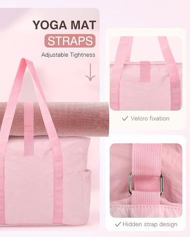 Tote Bag for Women, 26L Capacity Travel Purses Work Bag, Small Zipper Tote Bag for Travel Nurse Gym Teacher in Kuwait