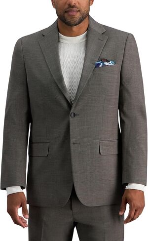 Haggar Men's JMH Premium Stretch Classic Fit Suit Separates - Pants & Jackets in Kuwait