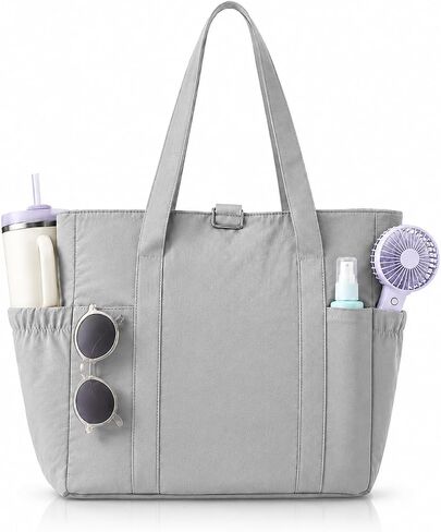 Tote Bag for Women, 26L Capacity Travel Purses Work Bag, Small Zipper Tote Bag for Travel Nurse Gym Teacher in Kuwait