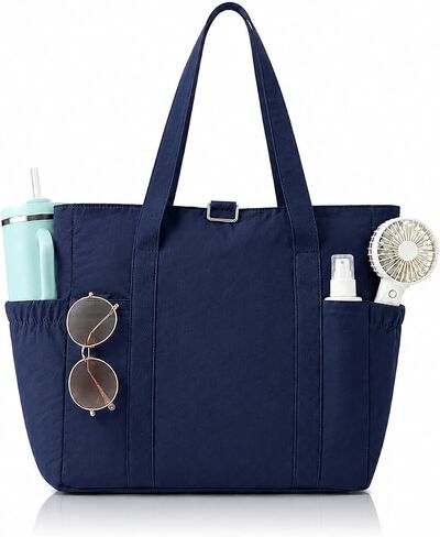 Tote Bag for Women, 26L Capacity Travel Purses Work Bag, Small Zipper Tote Bag for Travel Nurse Gym Teacher in Kuwait